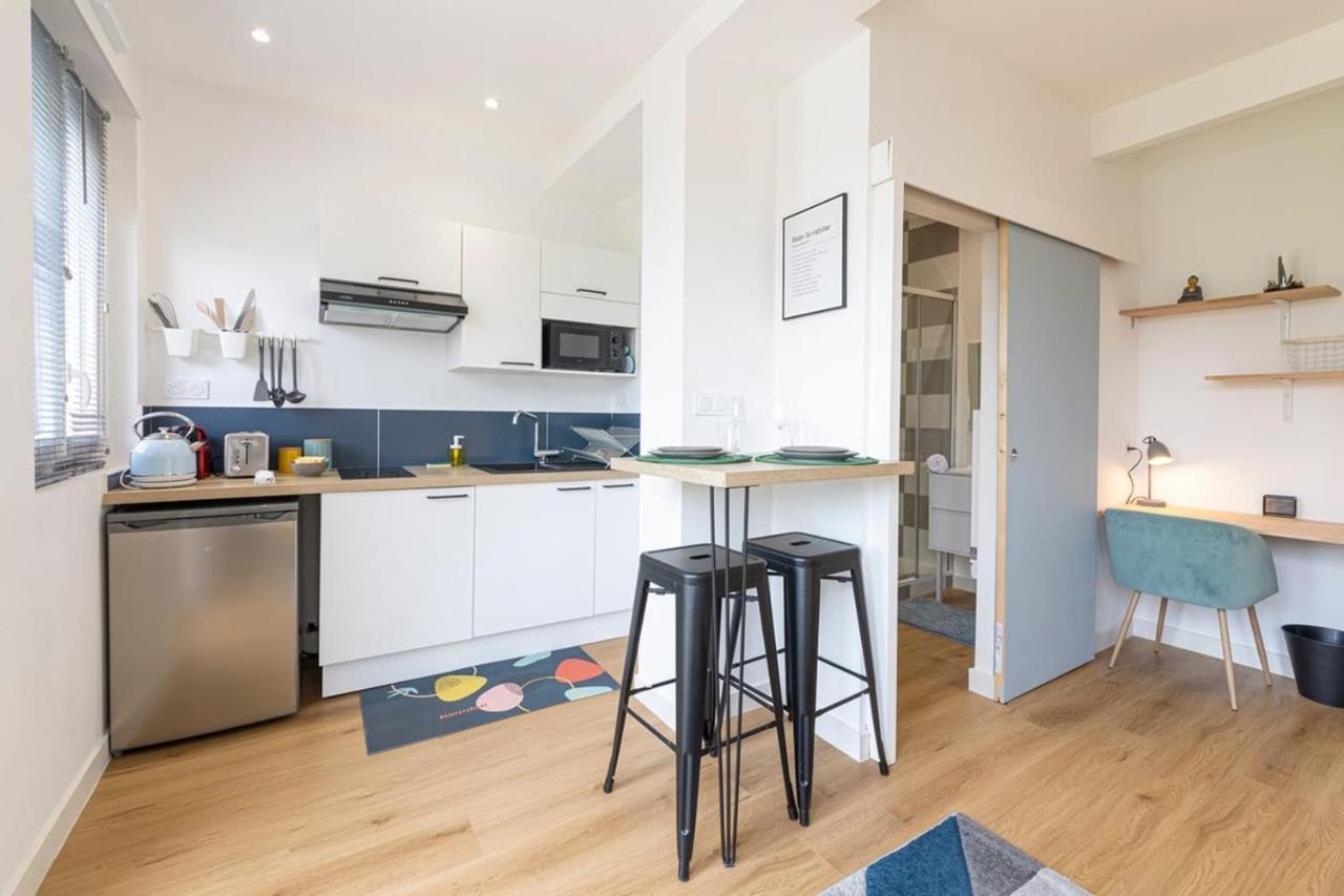 Le Yellow, Studio Renove, Tout Confort, Jardin Saint-Jacques-de-la-Lande Exterior foto