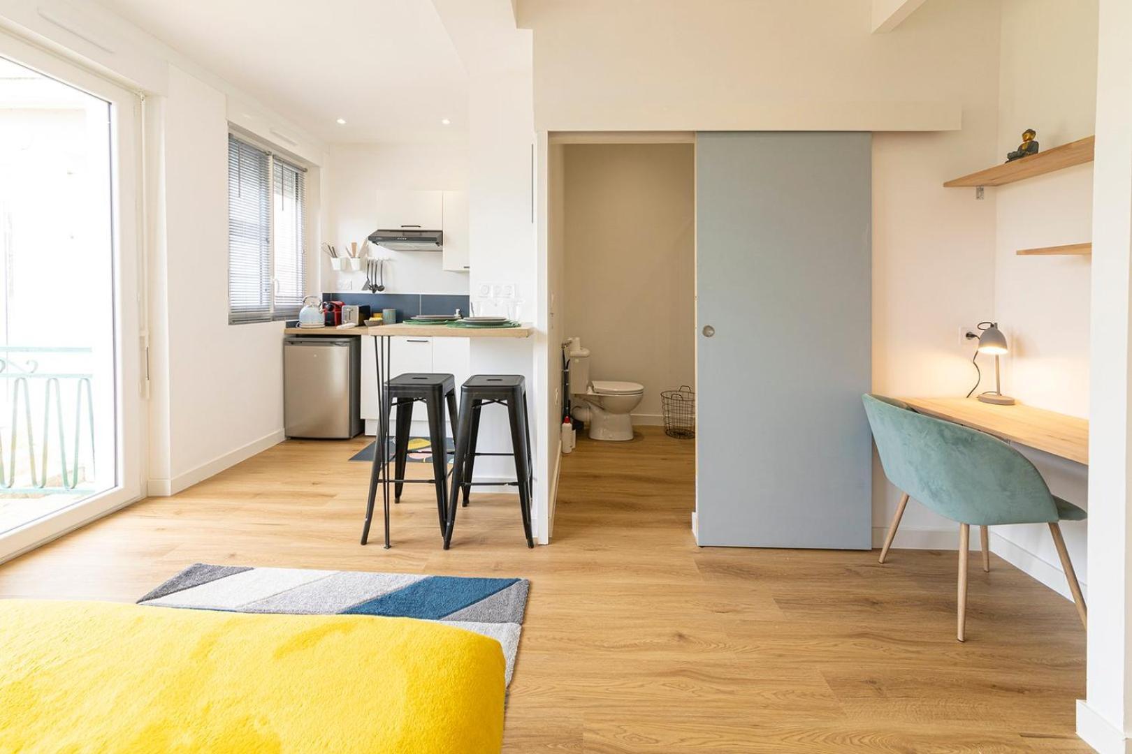 Le Yellow, Studio Renove, Tout Confort, Jardin Saint-Jacques-de-la-Lande Exterior foto